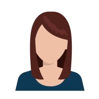 Young people avatar silhouette graphic design, vector illustration eps10