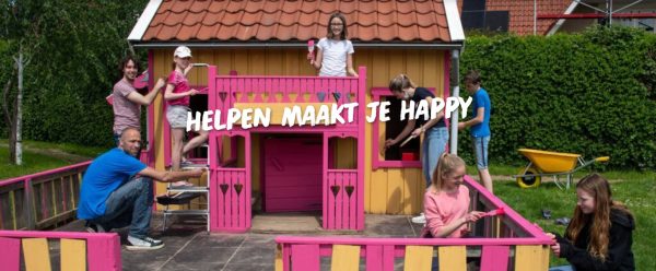Headerfoto helpen maakt je happy