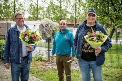 Vrijwilligers Hans en Gerard