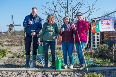 Buurtmoestuin vrijwilligers